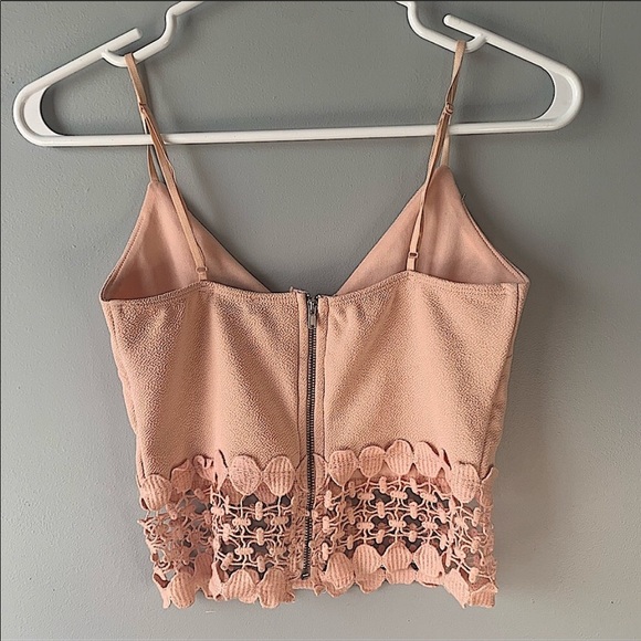 Baby pink cropped top - Picture 2 of 4